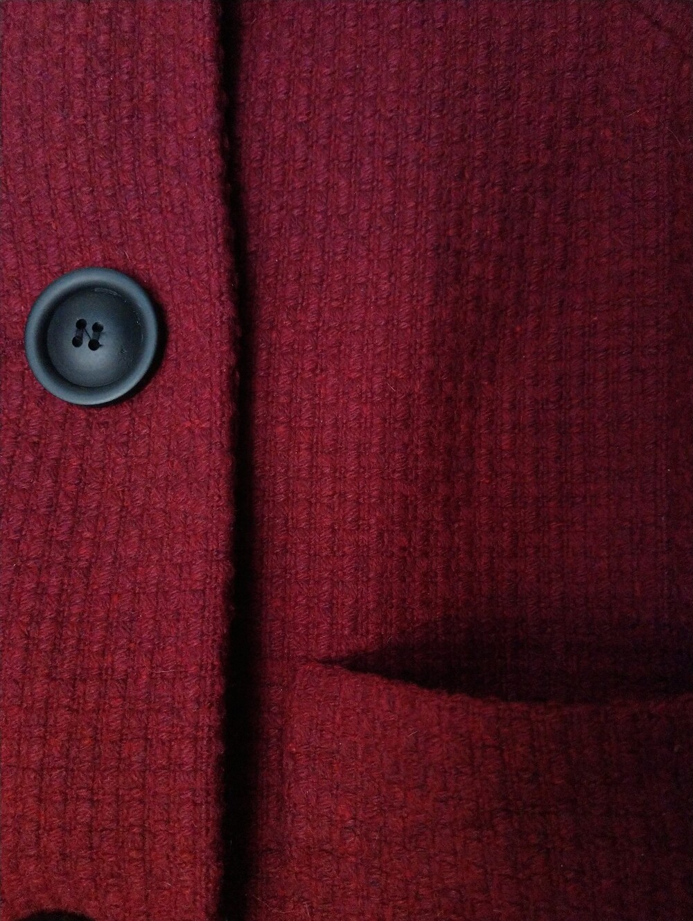 Boden Blazer Burgundy Heavyweight Warm Size 4P 4 Petite Chest 34" - Picture 2 of 10
